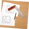 VILLFUL L-shaped Angle Ruler 90 Degrees 250mm Square Ruler Protractor
