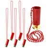 Iconikal 6-Pack Shotgun Shell Shot Glass Cups Set, 1.4oz., Red,