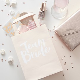 Ginger Ray Pink Team Bride Party Bags x 5 - Team Bride