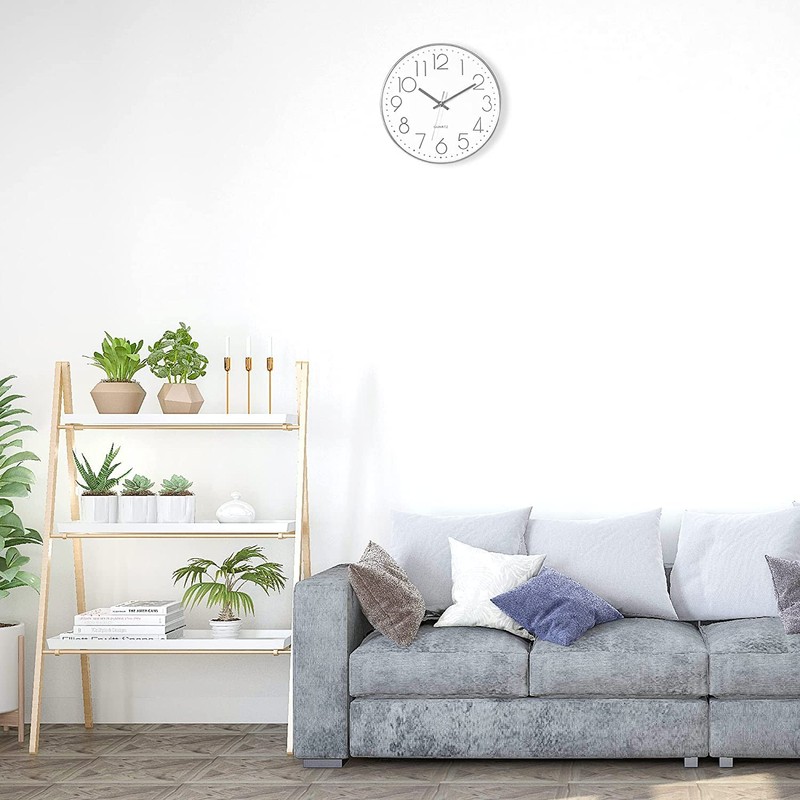 Foxtop Modern, Quartz, Silent, Wall Clock / Silent Sweeping Second