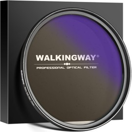 Walking Way Nostaltone Filter 72 mm Retro Gold Diffusion Filter FX - Orange Vintage Soft Warm Pro Mist Filter - Ultra Thin Camera Lens Filter and Photos Gives Nostalgia Expression