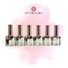 Caja Con 6 Esmaltes Rubber Base Clear 10ml Cu. Studio
