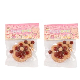 2PCS Taba Squishy Cat Paw Squeeze Toys,Sensory Fidget Toy for Your Best Mellow and Chill,Birthday Gift, Squishy Toys for Adults (Chocolate-2PCS)