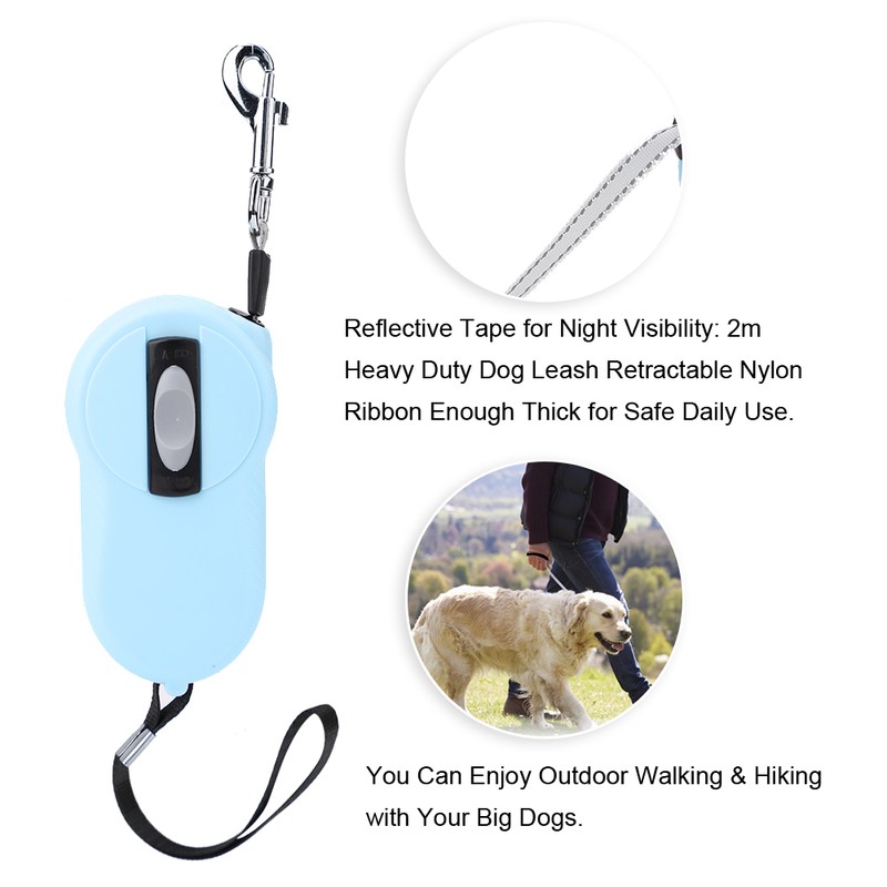 Retractable Dog Leash - Heavy Duty Pet Leash Nylon Reflective