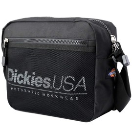 Dickies SPLOGO USA Shoulder Bag with Dwear Sticker Sacoche Messenger Bag Travel Bag Mini Shoulder (One Size, Black (80))