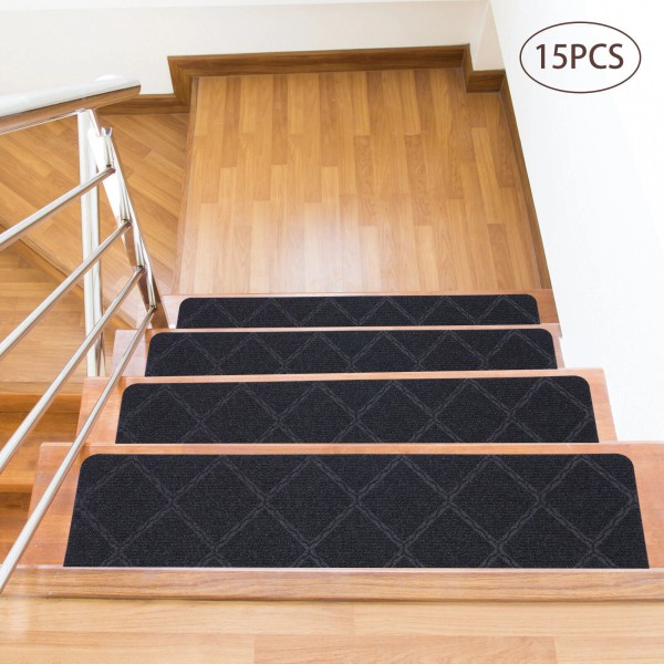 Unbranded 15PCS Stair Treads Carpet Mats Pads Step Staircase Protection