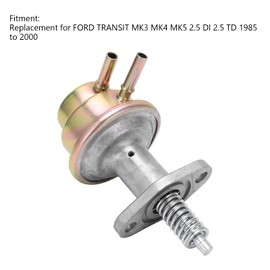 MUNEFE Inline Fuel Pump, Electric Transfer Low Pressure Gas Fuel Pump, Metal Electric Fuel Pump Replacement for MK3 MK4 MK5 2.5 DI 2.5 TD 1985 to 2000