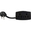 Westek TM1613DOLB Outdoor Grounded Daily Mechanical Timer, Dual Outlet, Black