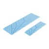 Hsthe Sea 2 Pcs Polygon Flat 3-in-1 Folding Measuring Spoons,