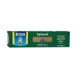 De Cecco Spinach Pasta, Linguine No.7, 12 Ounce (Pack of 12)