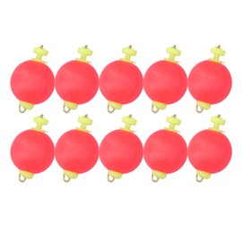 Keenso Juego de Flotadores de Pesca Bobber, 10 Piezas EVA Espuma de Pesca Resorte Flotador Bobber Multiusos Cebos de Alimentación de Peces Kit de Accesorios(9 * 9 * 3cm-S) Otras Herramientas Y Accesorios De Pesca