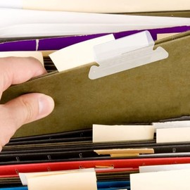 SEWACC Pestañas De Carpetas De Archivos 50 Piezas De Inserciones De Archivos Colgantes Etiquetas De Carpetas Pestañas De Plástico Transparente Para Co