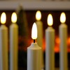 NONNO & ZGF 6PACK Flameless 8'' Window Candles +12 AA