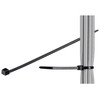 Goobay 17071 Cable Ties Weatherproof Nylon Black 200 mm x