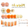 Orange Beige Fall Baby Shower Party Decorations Sweet Peach Paper