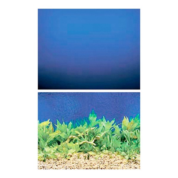 Penn-Plax Double Blue Sea Amazing Background, 12" x 50'