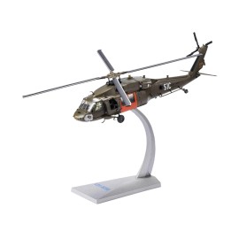 DCD Sikorsky UH-60 Black Hawk Helicopter 51C 1/72 Scale United States Army Diecast Model by Air Force 1 Black Toy