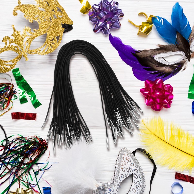 Operitacx 50 Pack Elastic String for Masks, Elastic Barbed Cord