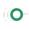 X AUTOHAUX 4 x Diesel Injector Washer Rubber O-Ring Seal