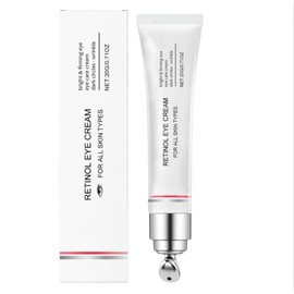 Retinol Eye Cream for Dark Circles: Anti-Wrinkle Under Eye Cream, Fight Eye Puffiness, Fine Lines, Wrinkles