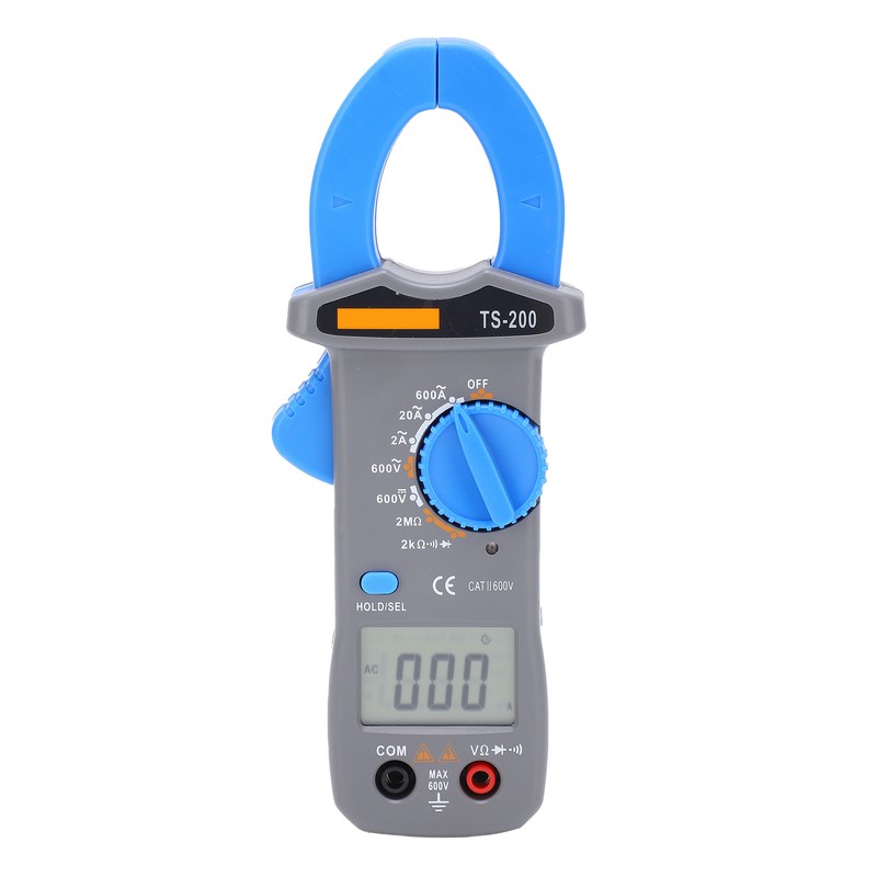 TS‑200 600A/600V High Accuracy Clamp Meter Anti Burn Multifunctional Digital