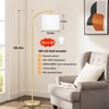 Ambimall 60" Floor Lamps with Remote Control & Bulb, Colors