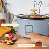 Beautiful 4-Quart Slow Cooker with Touch-Activated Display, Programmable Digital Controls,