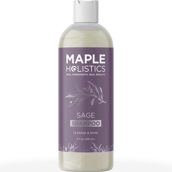 Sage and Rosemary Shampoo Sulfate Free - Sage Oil Clarifying