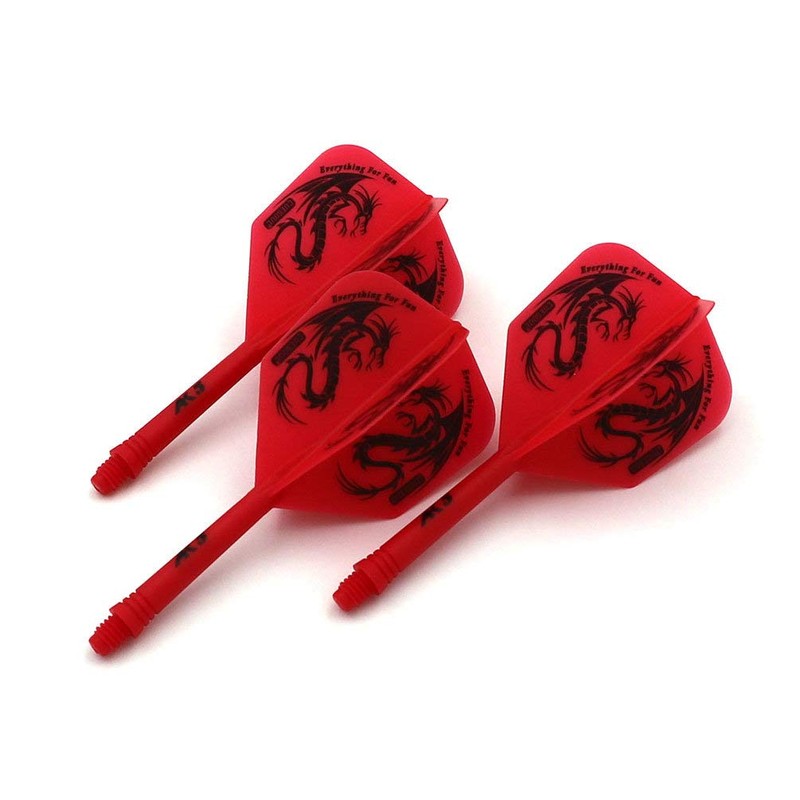 CUESOUL ROST Integrated Dart Shaft and Flights,big wing shape,Set of