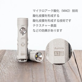 RovyVon A3 Pro G4 650 High Lumen Ultra Bright Marble Surface EDC Flashlight, 700 High Lumen Ultra Bright EDC Mini, Small Small Size, Waterproof, USB-C Charging, Gift Pocket Ideal for Emergency Outdoor