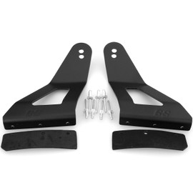 GS Power LED Light Bar Brackets for 52” Curved Lightbar Mount Off Road Barlight at Roof/Upper Windshield. Compatible with 1984-2001 Jeep Cherokee XJ & 1986-1992 Comanche MJ