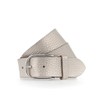 Vanzetti Belt, Platinum Gold Metallic