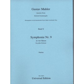 Mahler: Gustav : Symphonie No. 9 for orchestra - Complete Edition (Full Score)