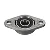sourcing map 4pcs KFL08 Flanged Pillow Block Bearings 8mm Bore,