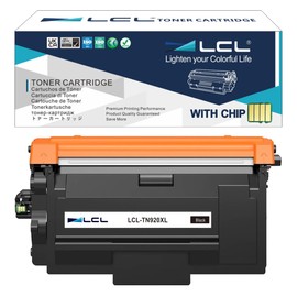 LCL TN920XL TN920 Black High Yield Toner Cartridge Replacement for Brother TN-920XL TN-920 for Brother HL-L6210DW HL-L6210DWT HL-L6310DW HL-L5210DW HL-L5210DWT HL-L5210DN HL-L6210DW HL-L6210DWT (1PK)