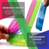 Flexible Ruler 3 Pack - 30cm Translucent Shatterproof Flexi -