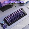 ZIYOU LANG M75 Wireless Gaming Keyboard, RGB Backlit Rechargeable 2000mAh