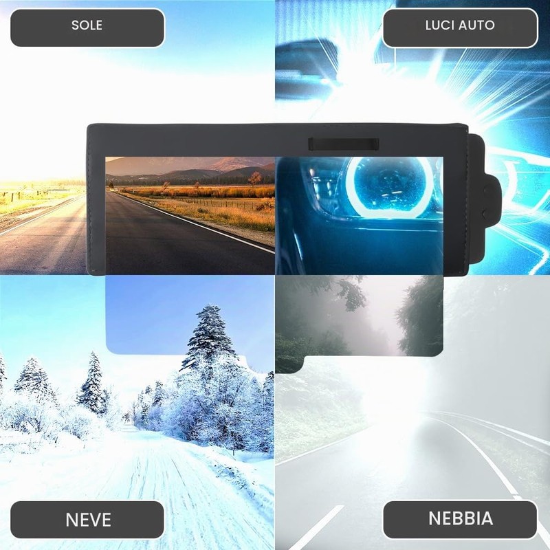 Mineup Estensore Parasole Auto, Estensore parasole per auto, Aletta Parasole