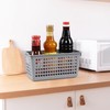 Julyeen 6 Pack Plastic Slim Storage Baskets, Pencil Holder for