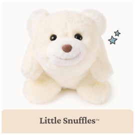 GUND Snuffles Teddy Bear, Little Stuffed Animals, Classic Plush Toys for Ages 1 and Up, White, 7”