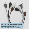 UamGlsob 3 Pairs Elastic Shoe Laces for Shoes, Bungee Stretchy