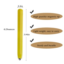 Replacement Stylus Pen Magnetic Drawing Pen for Free Play Magnapad Magnetic Drawing Board A to Z and Numbers 0-9 magnapad (Yellow)