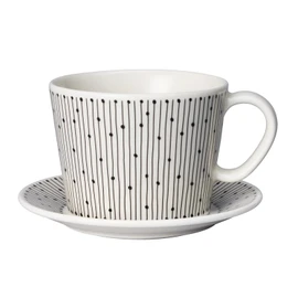 ARABIA 1068044 Arabian Minio Salastus Cup & Saucer, 6.9 fl oz (170 ml)