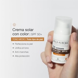 CREMA COLOR TONO MEDIO SPF50+ 30 ml.