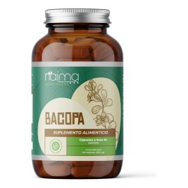 Bacopa Adaptógeno 120 Cápsulas Suplemento Natural Vegano Sabor Sin Sabor