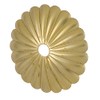 B&P Lamp® Stamped Brass Rosette Bobesche