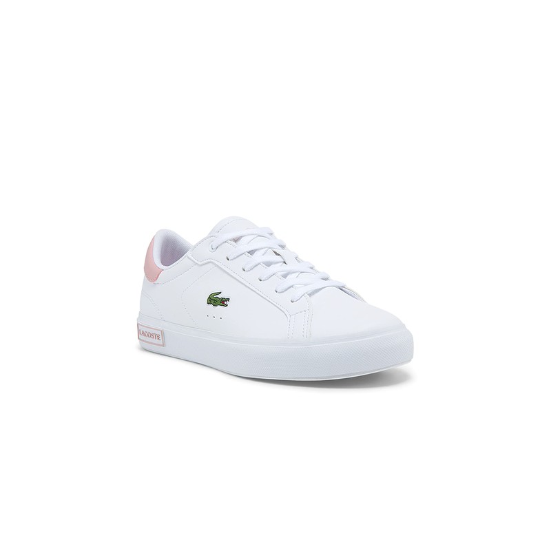 Lacoste Unisex Baby 41sui0014 Trainers, Wht Lt Pnk