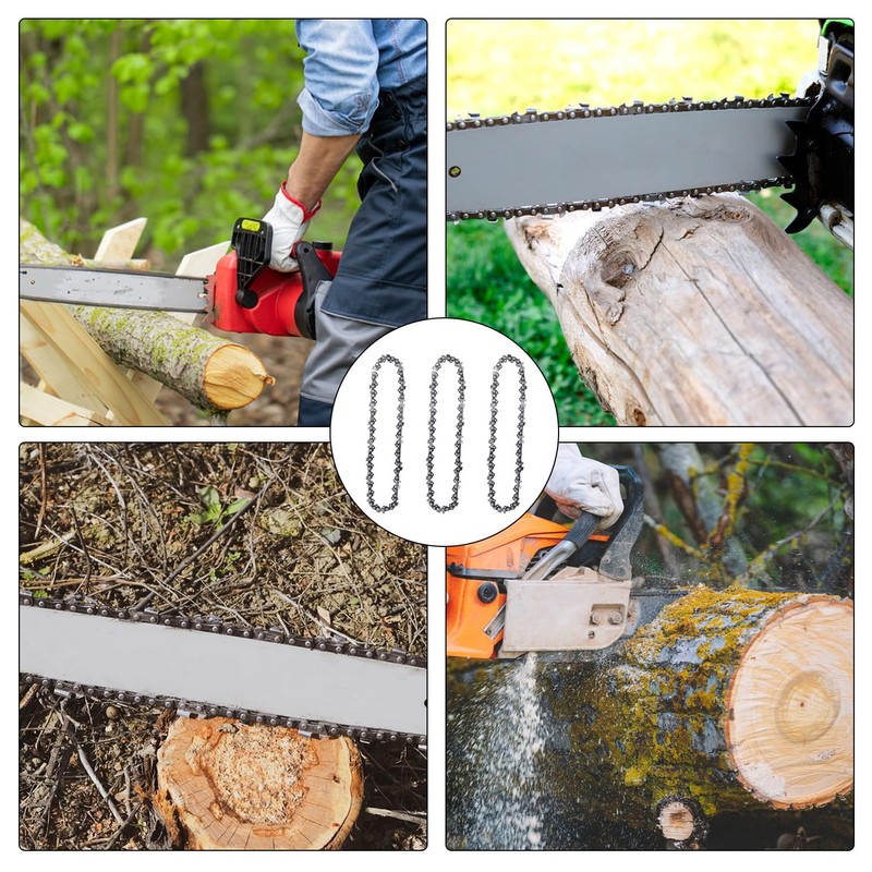 5Pcs Mini Chainsaw Chain 6 Inch Replacement Chains for Portable