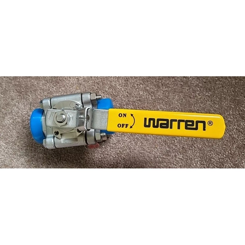 Warren 1" Warren Fig# 366FRG 316SS Socket Weld 2000WOG 3