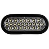 Buyers Products SL65CO 6" Oval Recessed Strobe Light, Clear, 24